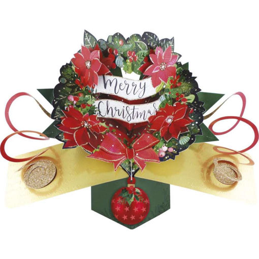 Picture of XMAS-3D POPUP CARD WREATH